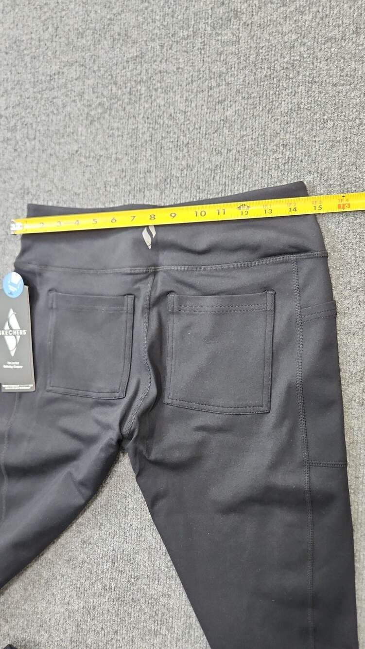 Skechers GO WALK Pant Joy High Waisted Flare Leggings with Pockets - Picture 6 of 7